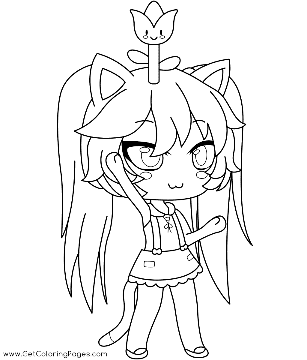 Gacha Life Coloring Pages ...