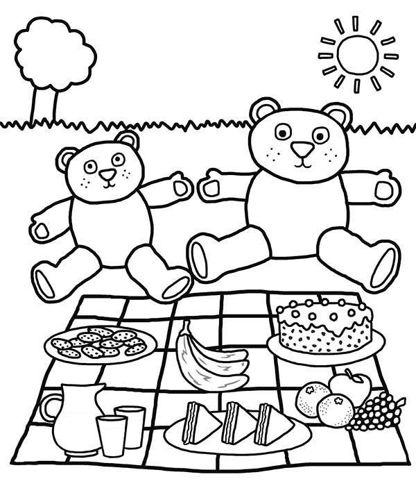 Teddy bear coloring pages ...