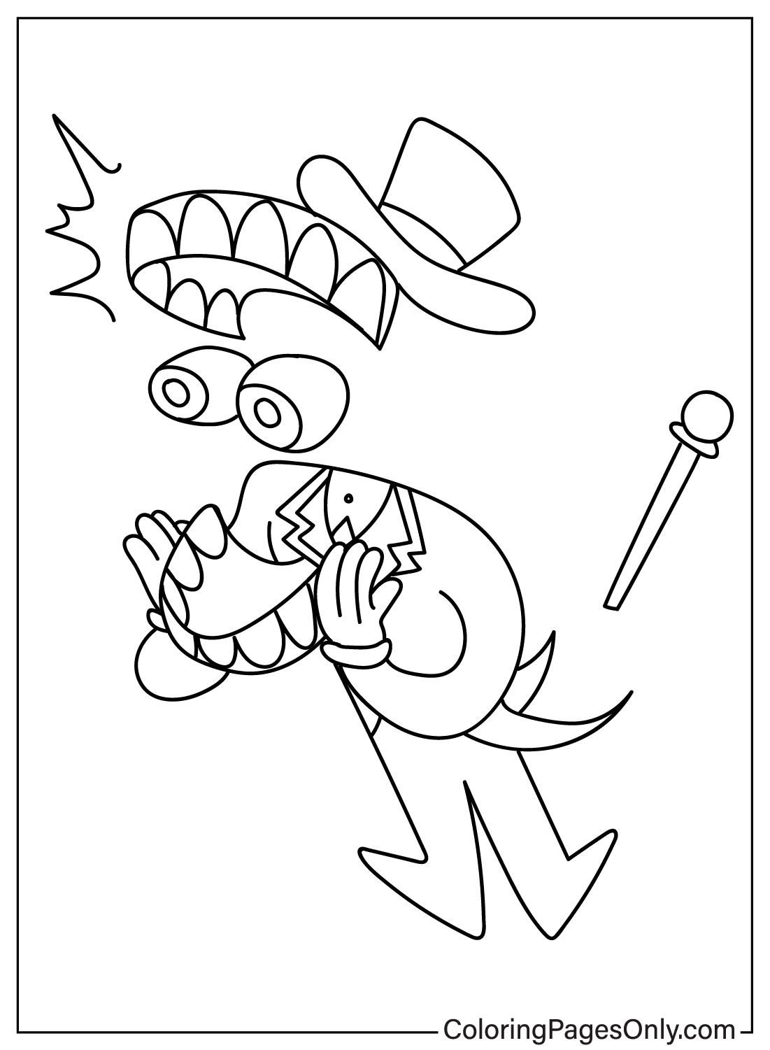 Caine Coloring Pages ...