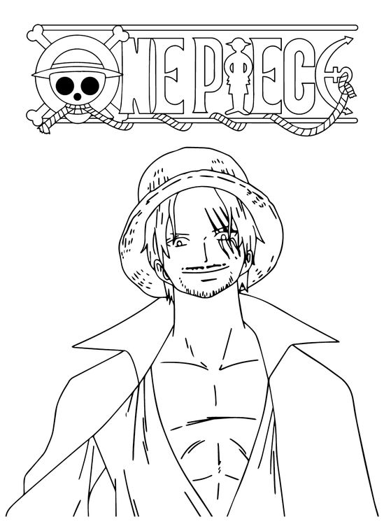 36 Shanks Coloring Pages ideas ...