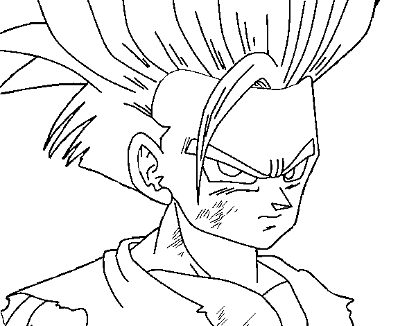 Gohan coloring page - Coloringcrew.com