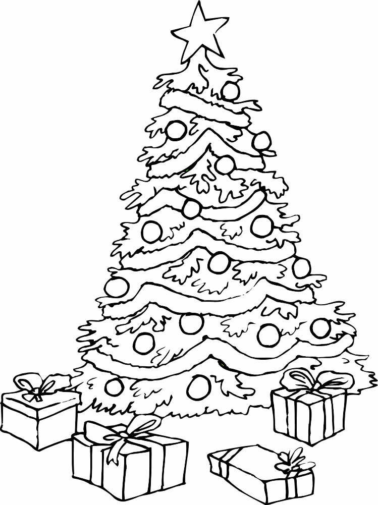Christmas » Christmas Angel and Star printable coloring pages 