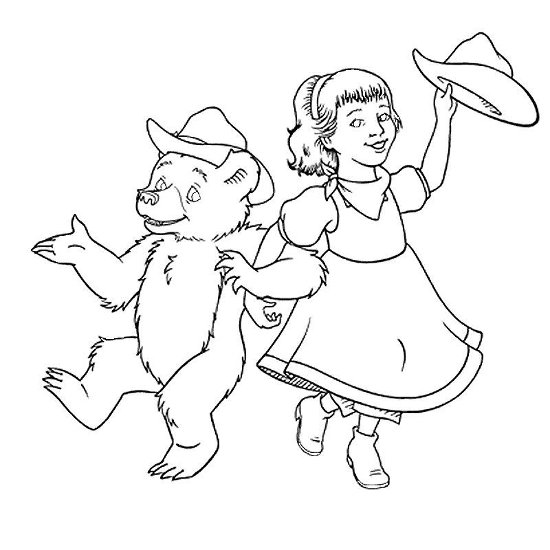 Little Bear Maurice Sendak Coloring Pages - Coloring Nation