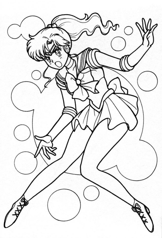 Sailor Jupiter Coloring Page Coloring Pages Pinterest 294727 Dc 