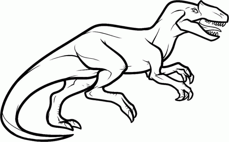 Printable Free Coloring Pages Animal Dinosaurs Allosaurus For Kids 