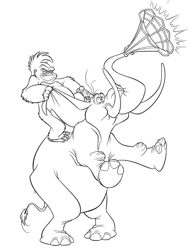 Disney Tarzan coloring pages. List