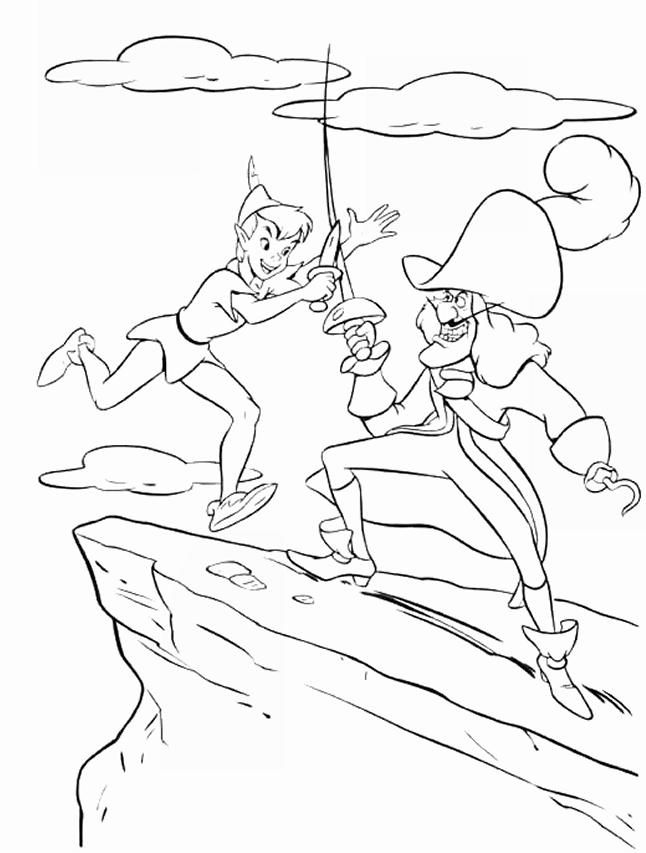 peter pan show Colouring Pages
