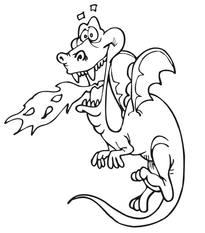 Dragon Coloring Pages | ColoringMates.