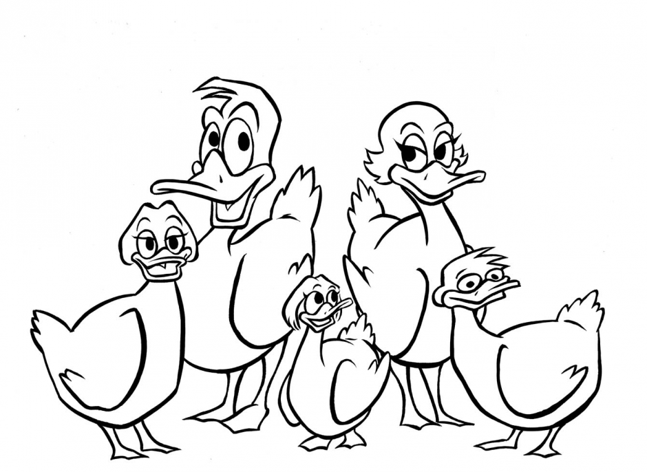 Baby Daffy Duck Coloring Pages Printable Coloring Sheet 99Coloring 