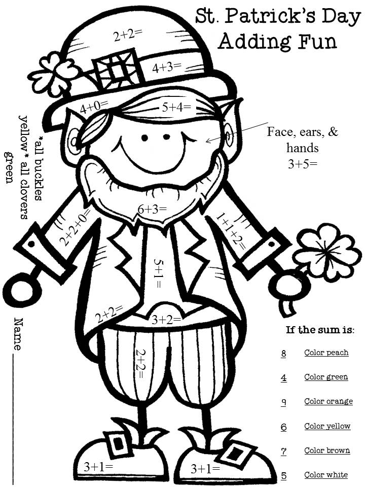 Child St. Patrick's Day Coloring Pages