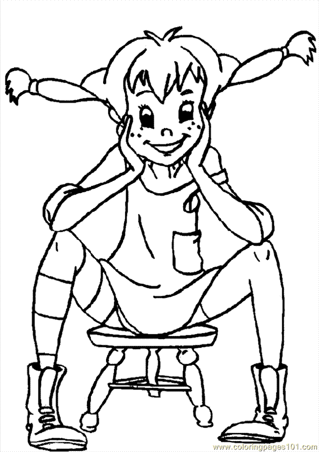 Coloring Pages Pippi Longstocking 001 (2) (Cartoons > Others 