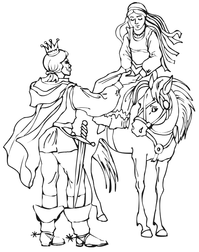 Princess Coloring Pages 3 | Kids Coloring Pages