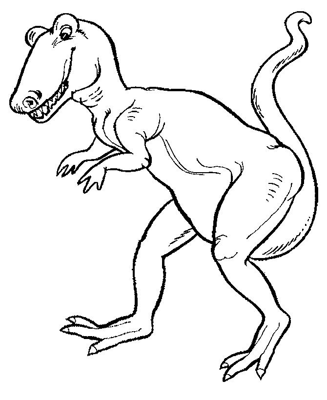 Online Coloring T-rex | Free Coloring Online