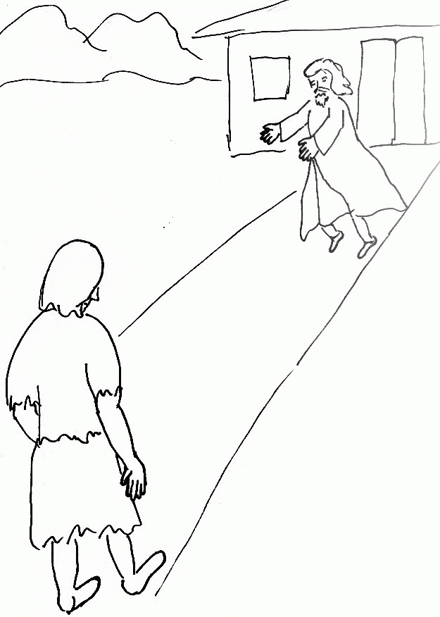 Pix For > Prodigal Son Coloring Page