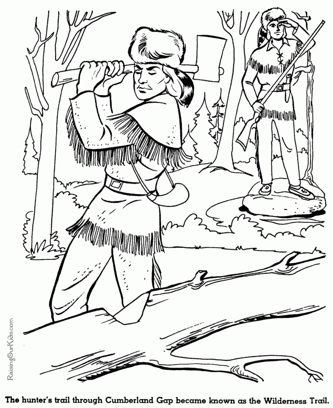 Oregon Trail Coloring Pages