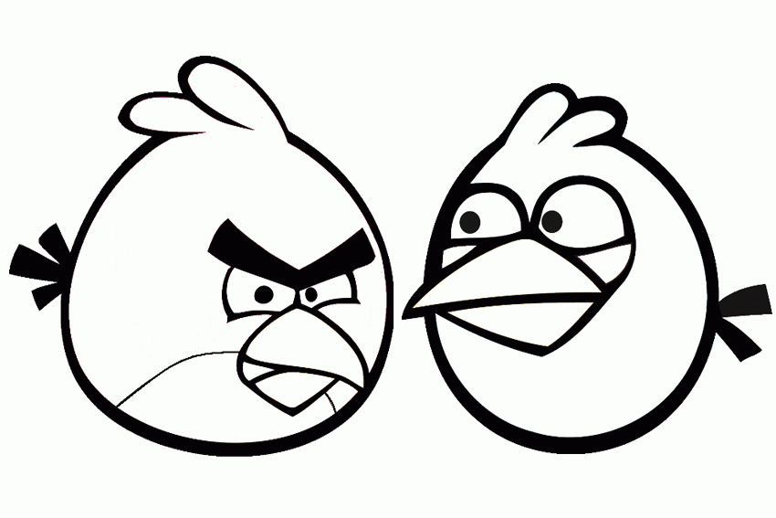 Angry Birds Coloring Pages (4) - Coloring Kids