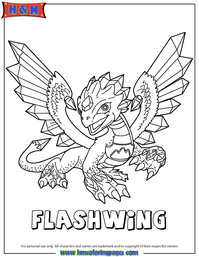 t flashwing Colouring Pages