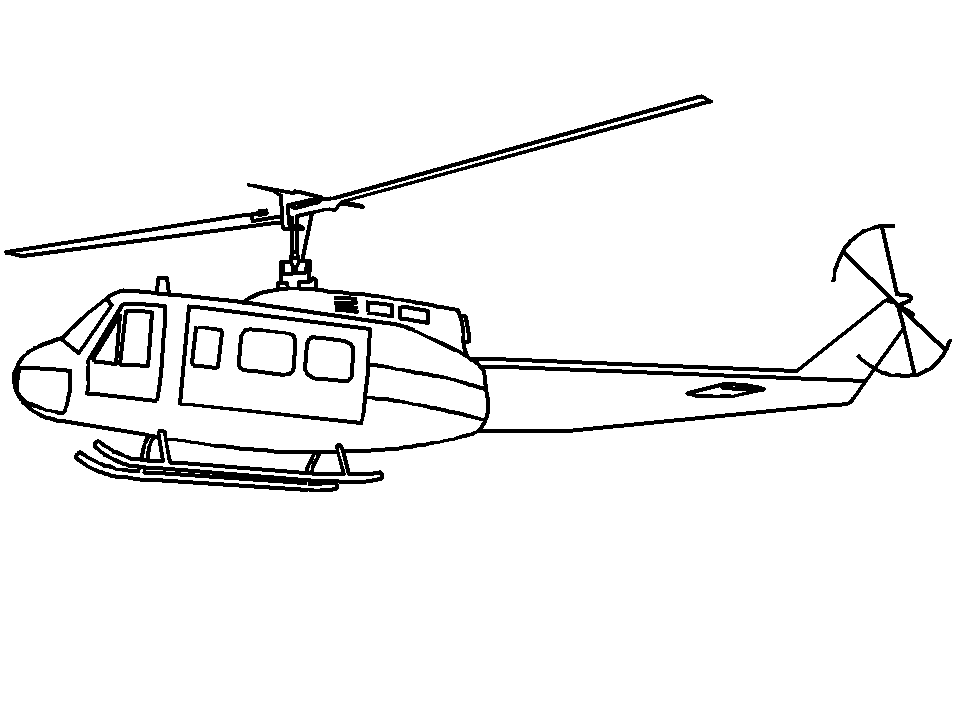 Helicopter Colouring Pages- PC Based Colouring Software, thousands 