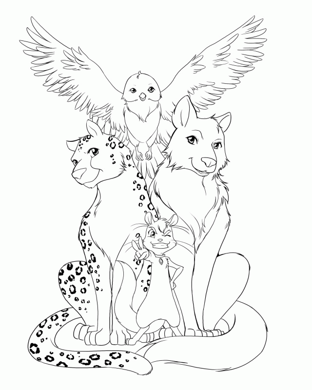 Print Awesome Animal Coloring Pages For Adults Download Animal 