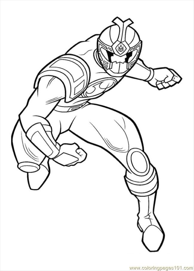 Coloring Pages Power Ranger Crouc (Cartoons > Power Rangers 