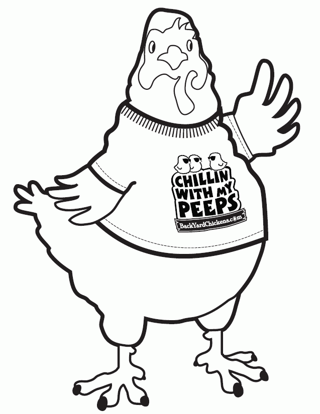 Official BYC Chicken Coloring Book Submissions