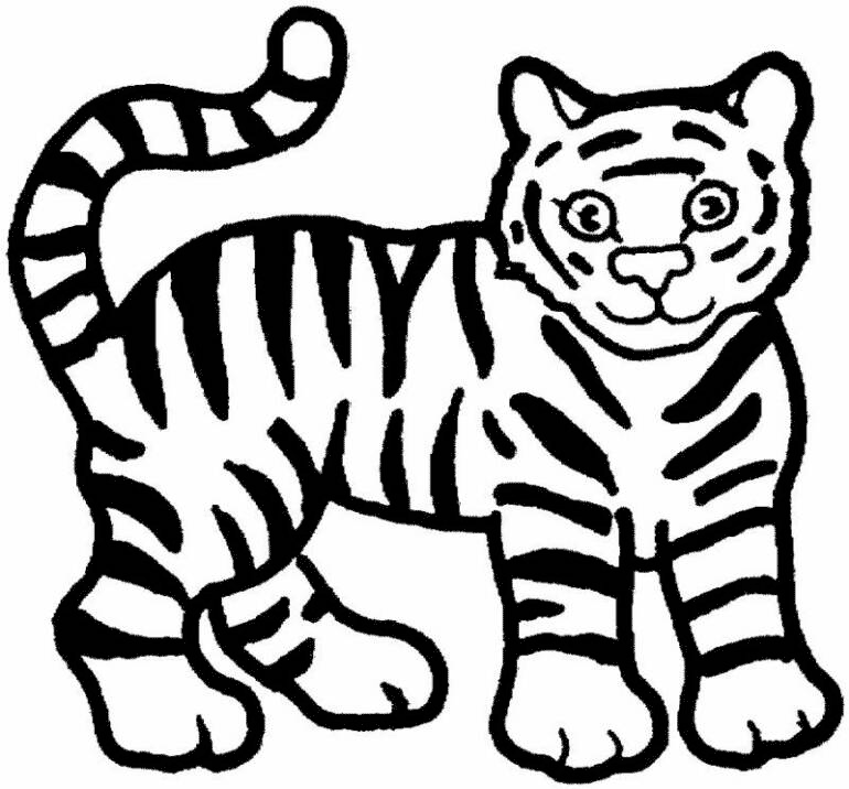 Tigers Coloring Pages - KidsColoringSource.