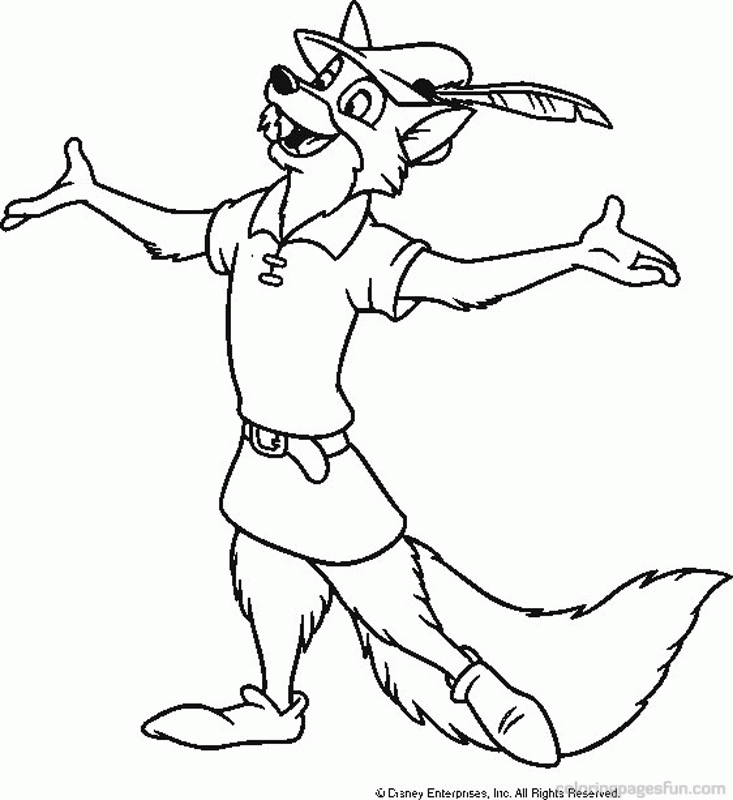 Fox Coloring Pages 1 | Free Printable Coloring Pages 