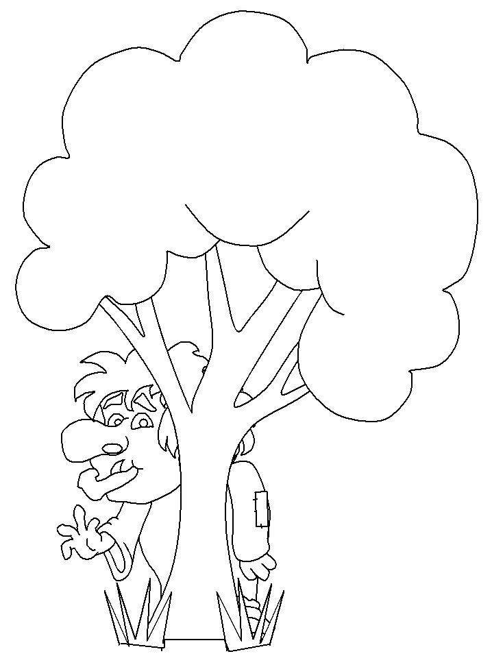the 3 trolls Colouring Pages (page 2)