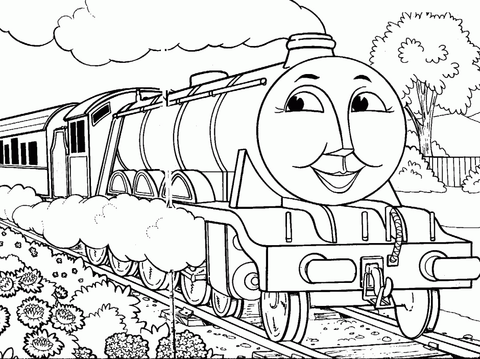 Thomas The Train Coloring Pages Worksheet Coloringz 22392 Train 