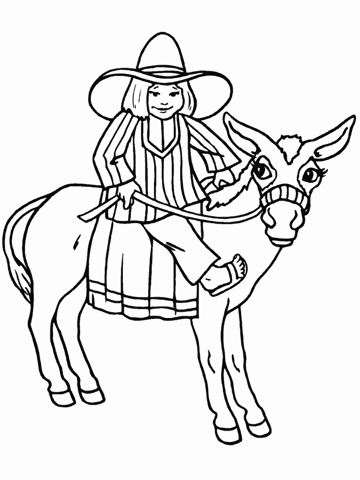 Coloring Page - Cowboy coloring pages 2