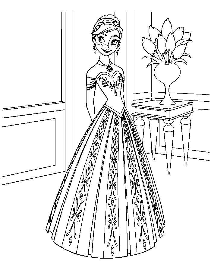 Coloring Online Frozen | Free Coloring Online