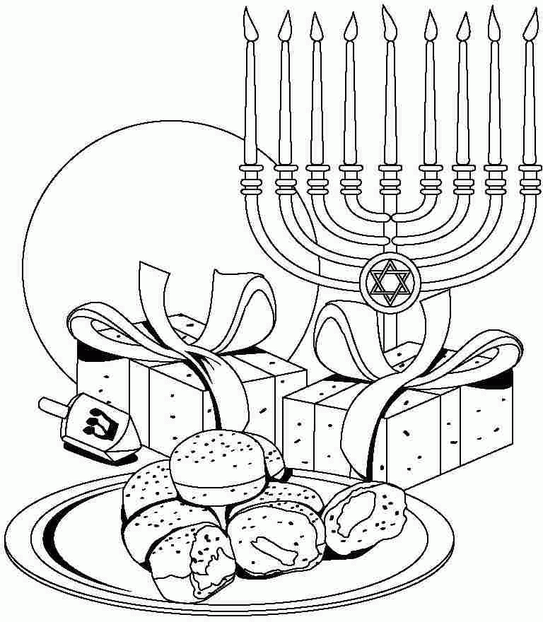 Christmas Lights Coloring Pages Printable Free For Little Kids #
