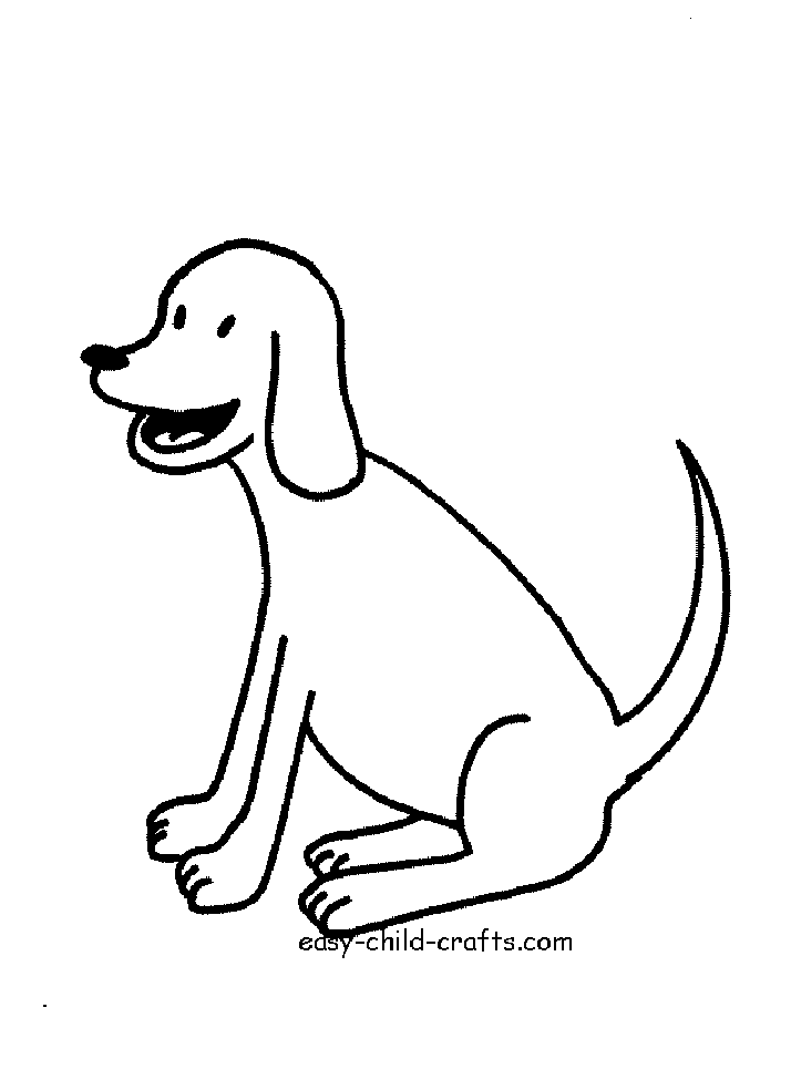 white dog Colouring Pages (page 3)