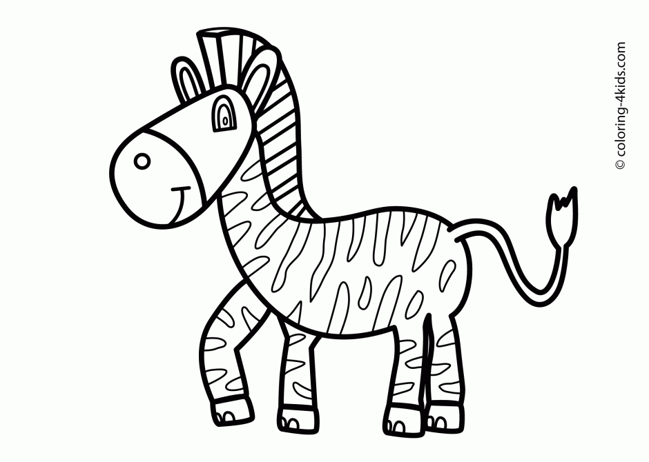Zebra Print Coloring Pages 50910 Label Animal Paw Print Coloring 