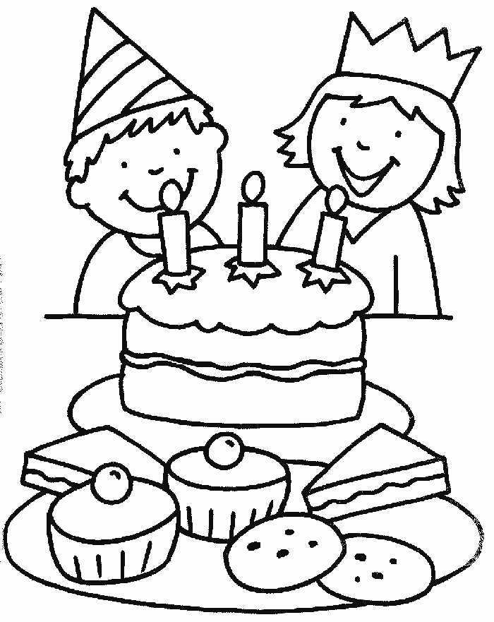 transmissionpress: Birthday Coloring Pages