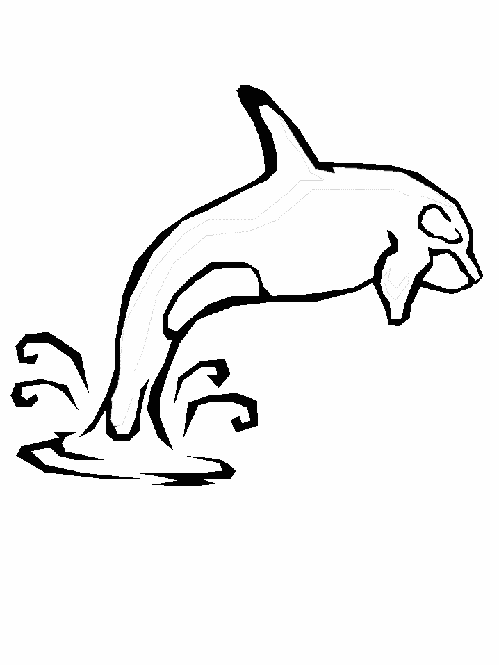 Dolphins K4 Animals Coloring Pages & Coloring Book