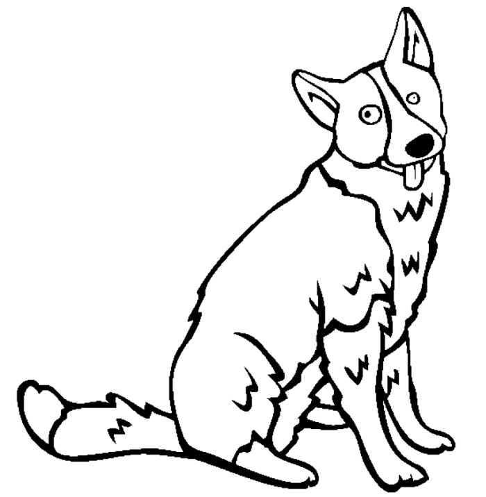 big eyed cats Colouring Pages