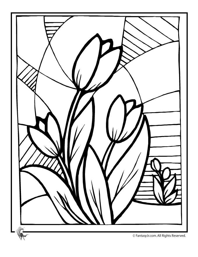 Coloring Pages Flowers For Adults – 670×820 Coloring picture 