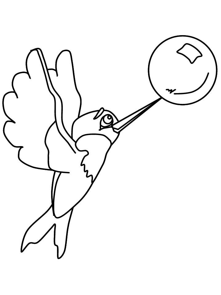humming birds Colouring Pages (page 2)