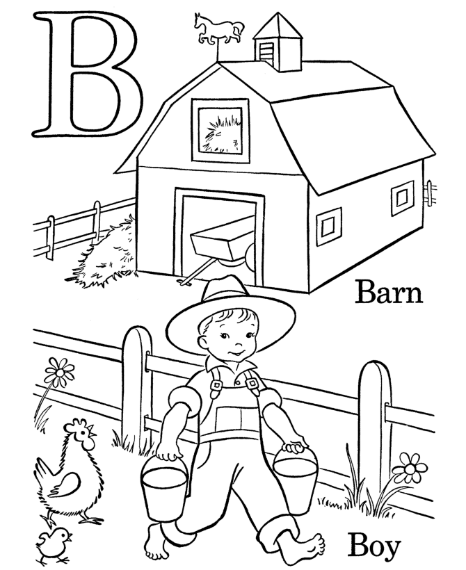 Alphabet Coloring Pages (1) - Coloring Kids