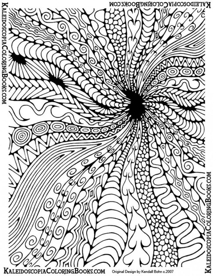 Printable Coloring Pages For Adults Abstract | Alfa Coloring 