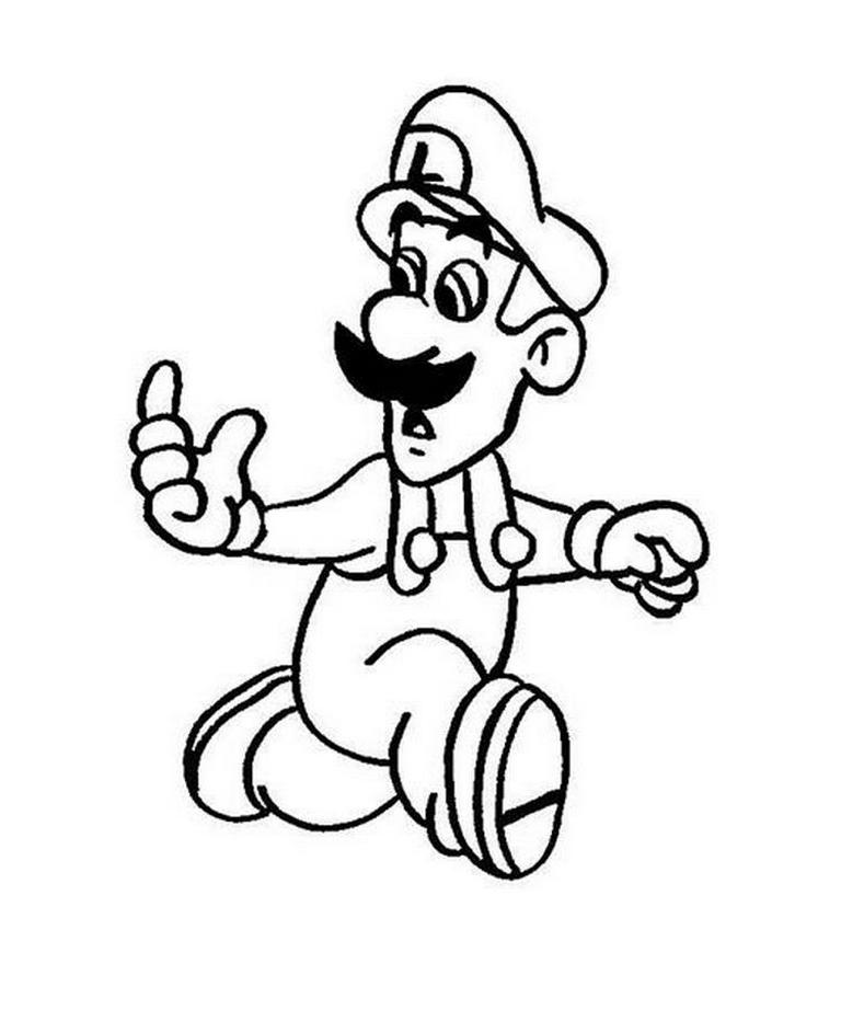 Mario-Brothers-Characters-To-Color | Printable Coloring Pages Gallery