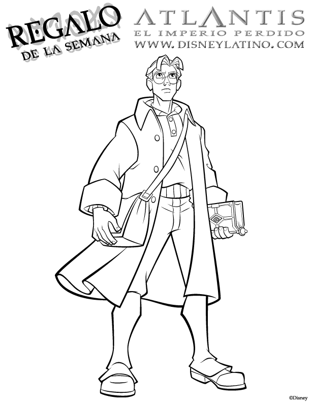 Atlantis coloring pages - Coloring pages for kids - disney 