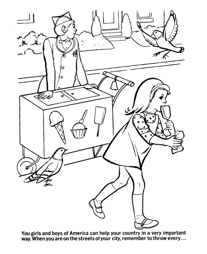 Earth Day Coloring Pages - Urban environmental awareness Coloring 