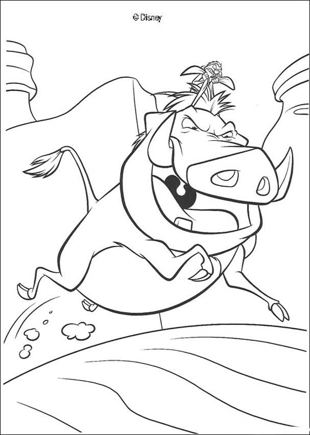 The Lion King coloring pages - Shenzi, Banzai and Ed - trio of 
