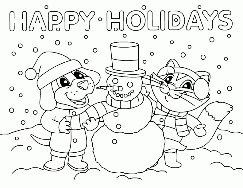 Snowman Coloring Page (20 Pictures) - Colorine.net | 12977