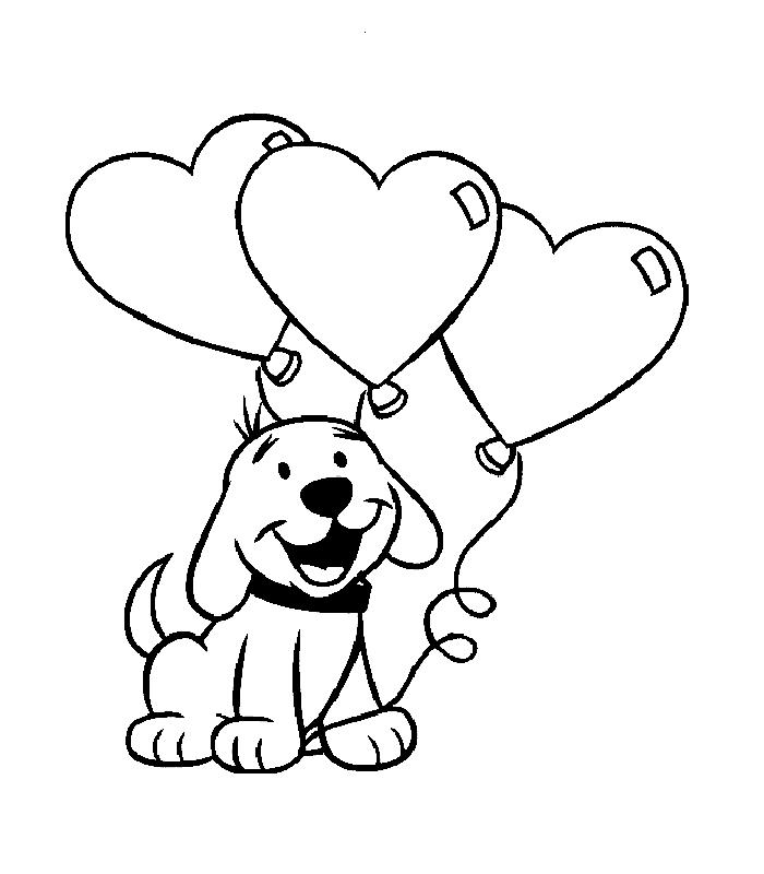Balloons To Color - Coloring Pages for Kids and for Adults