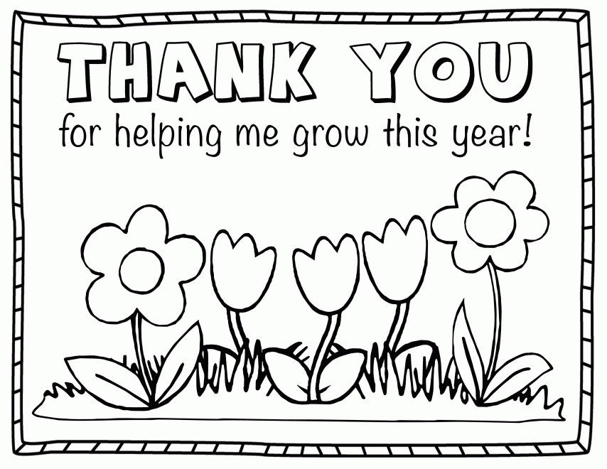 Free Printable Coloring Pages For Teacher Appreciation Week ...