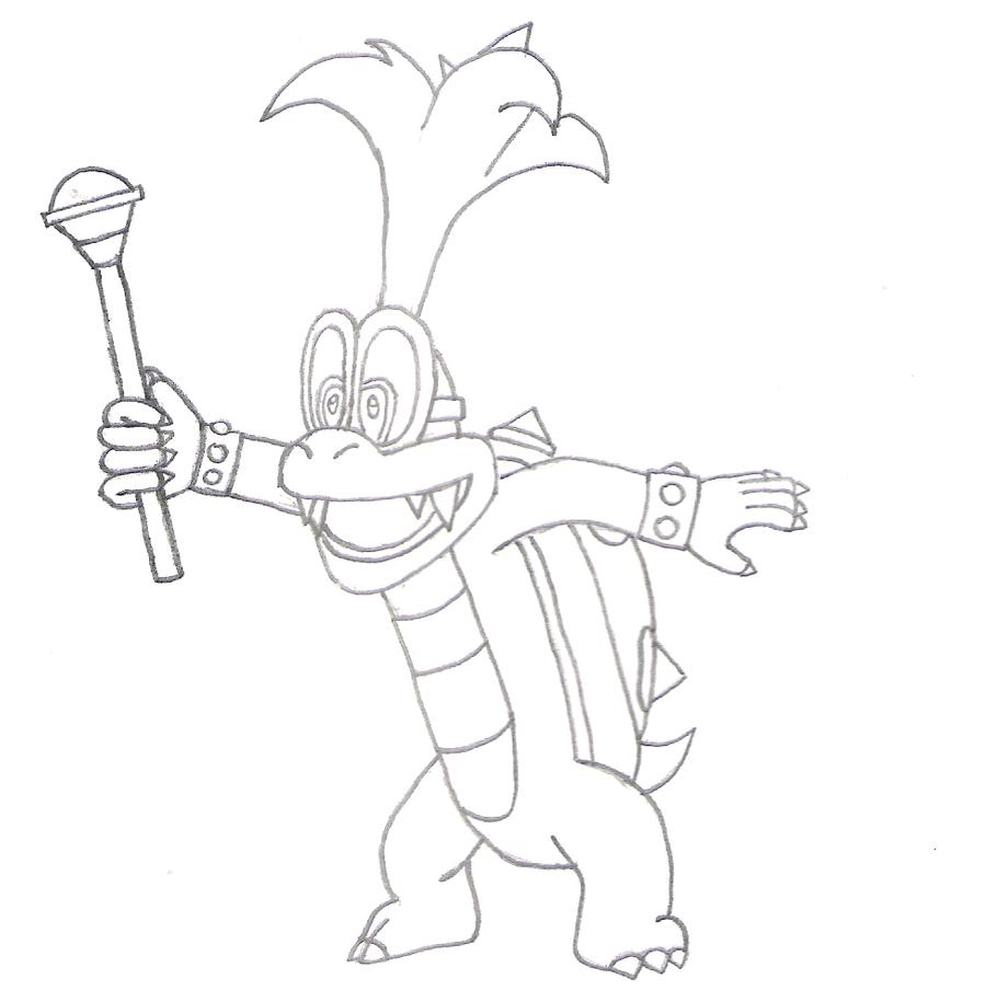 Mario Coloring Pages Koopaling.Mario Characters Coloring Pages ...
