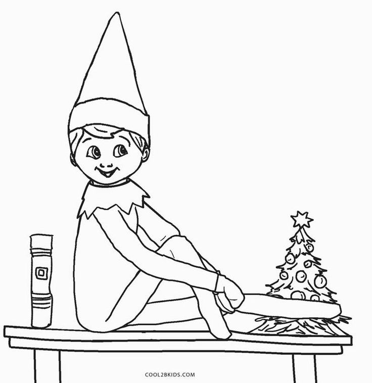 Elf Coloring Pages Printable PDF ...